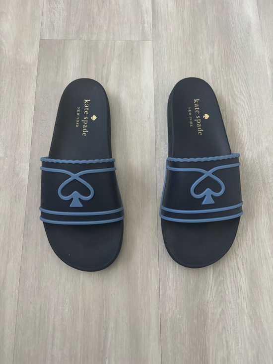 kate spade Shoes - Kate Spade Brigitte Sandal in Navy Blue